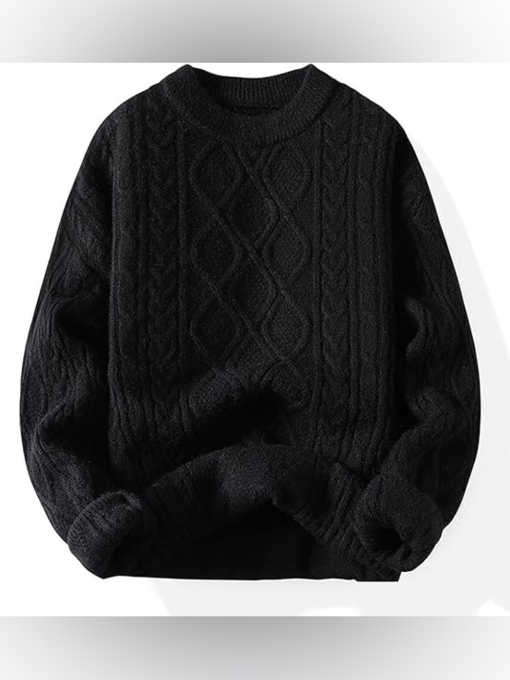 AELFRIC EDEN RETRO 90S CABLE KNIT SWEATER L CR16-22